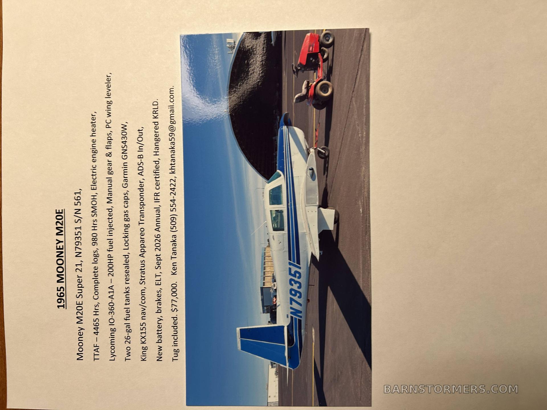 1965 MOONEY M20E 5