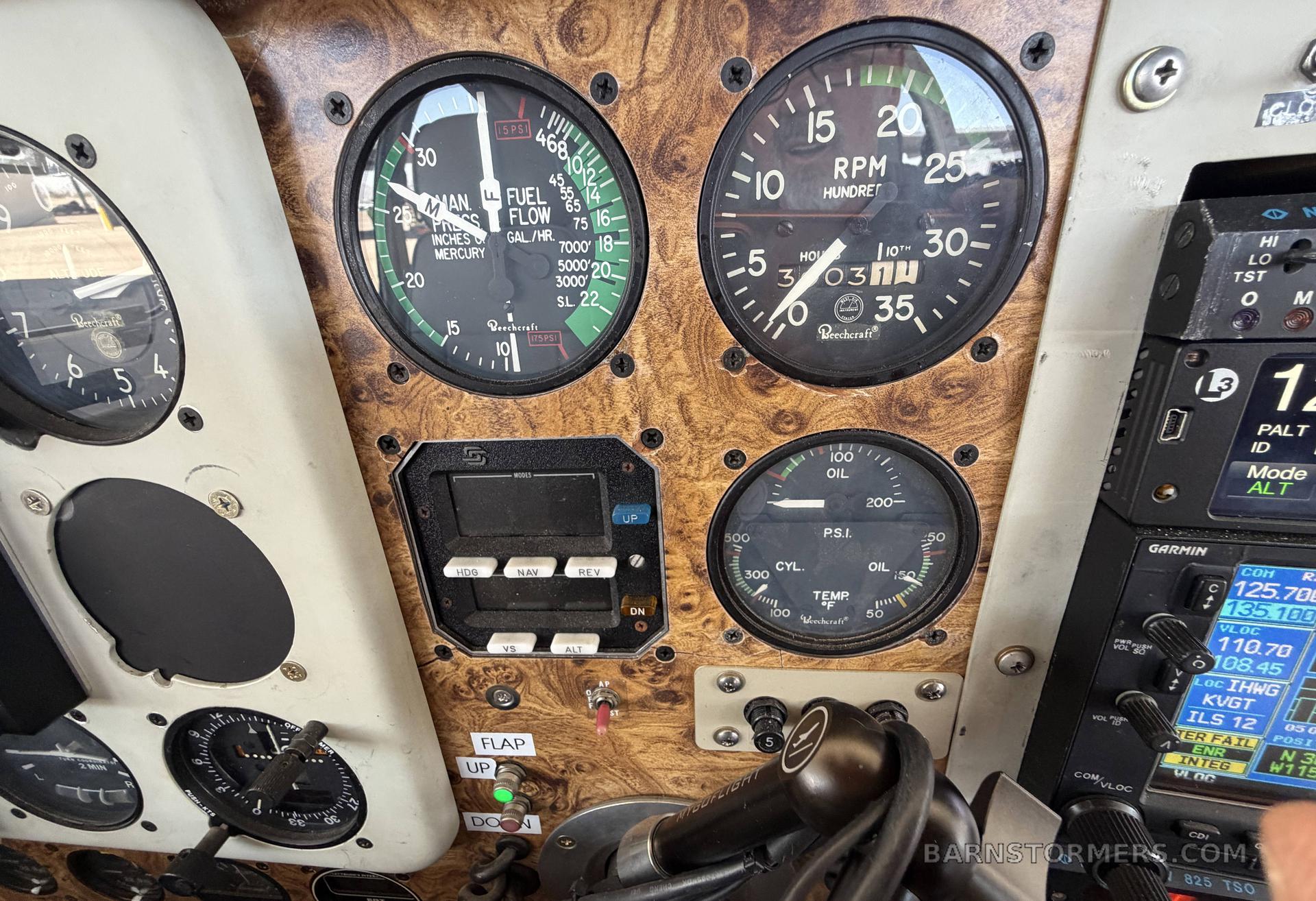 1959 BEECH K35 WITH GARMIN GPS 4