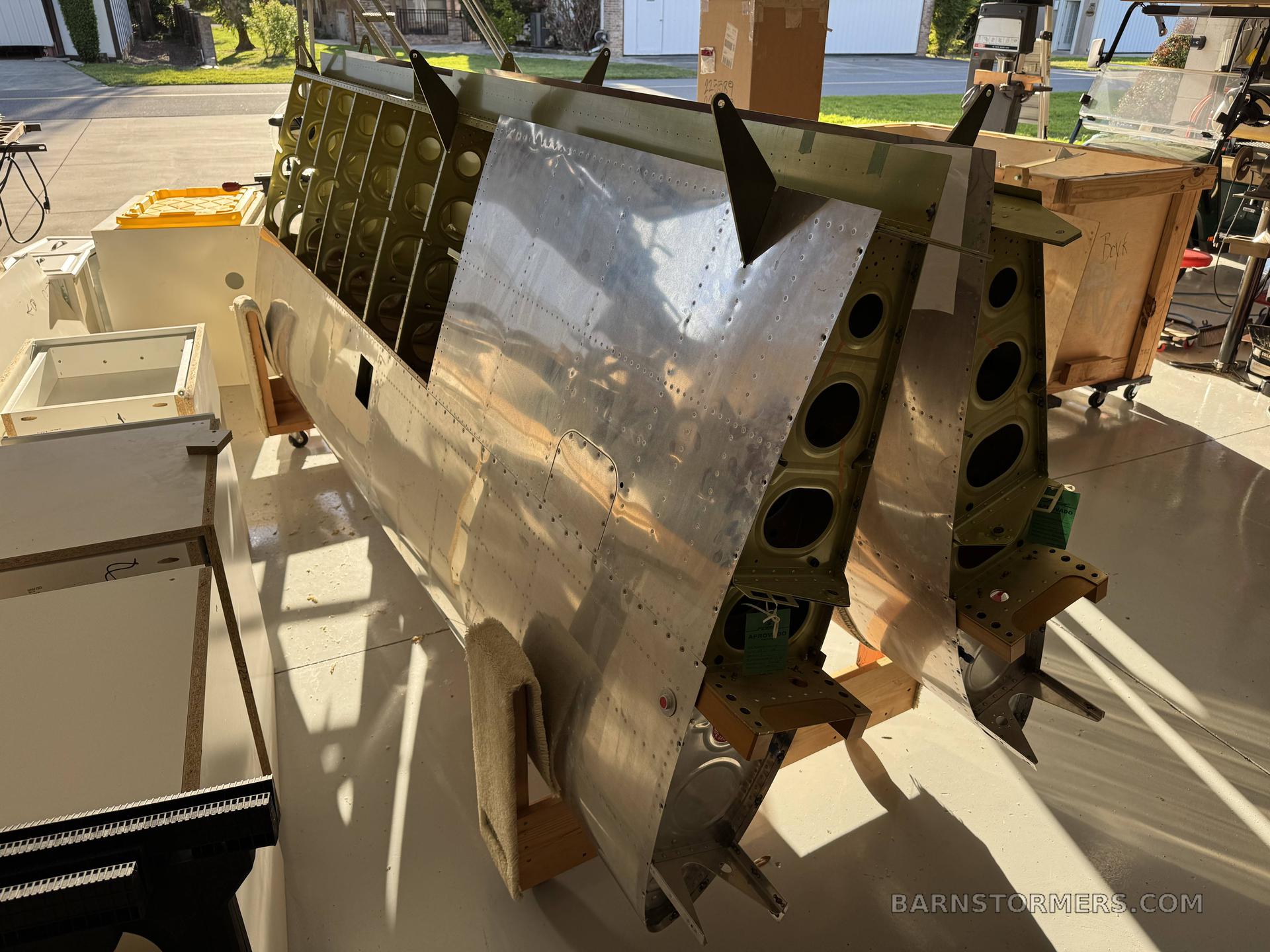 VANS RV14A PROJECT WITH ENGINE 4