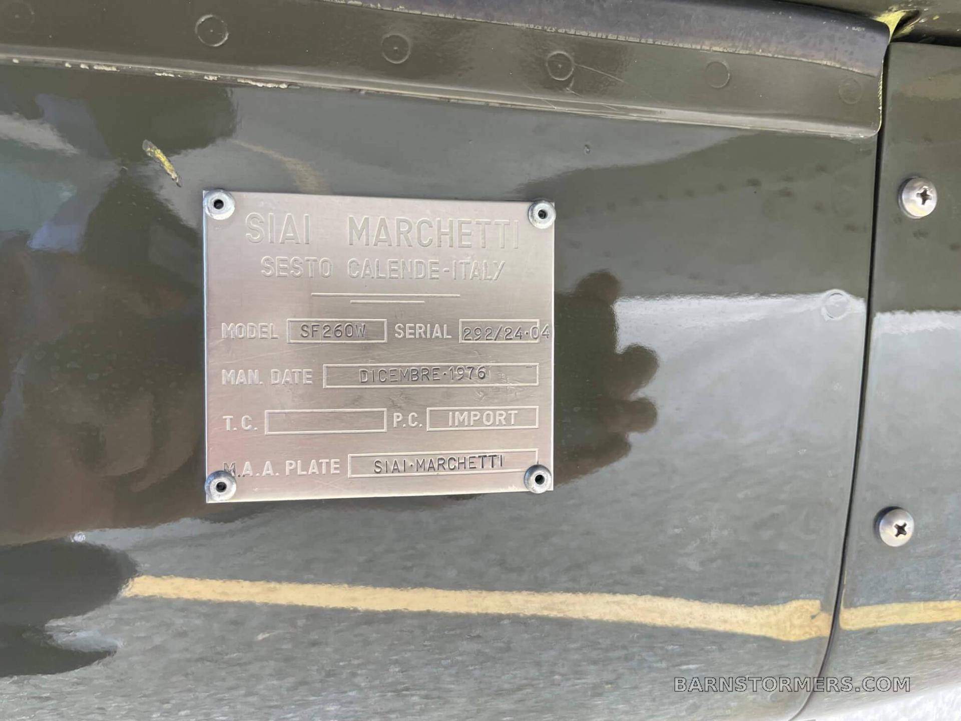 SIAI MARCHETTI SF-260W 5