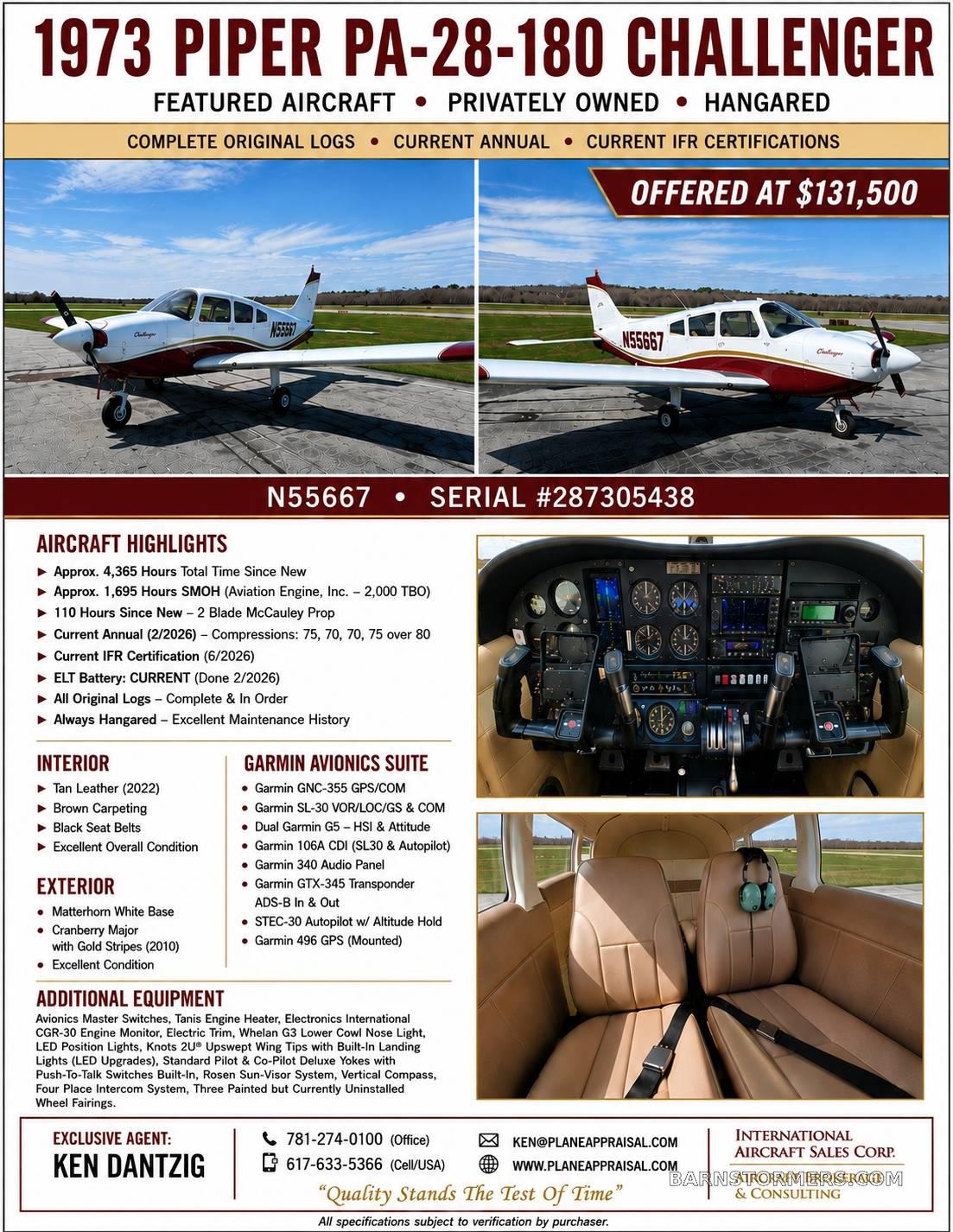 1973 Piper thumbnail 3