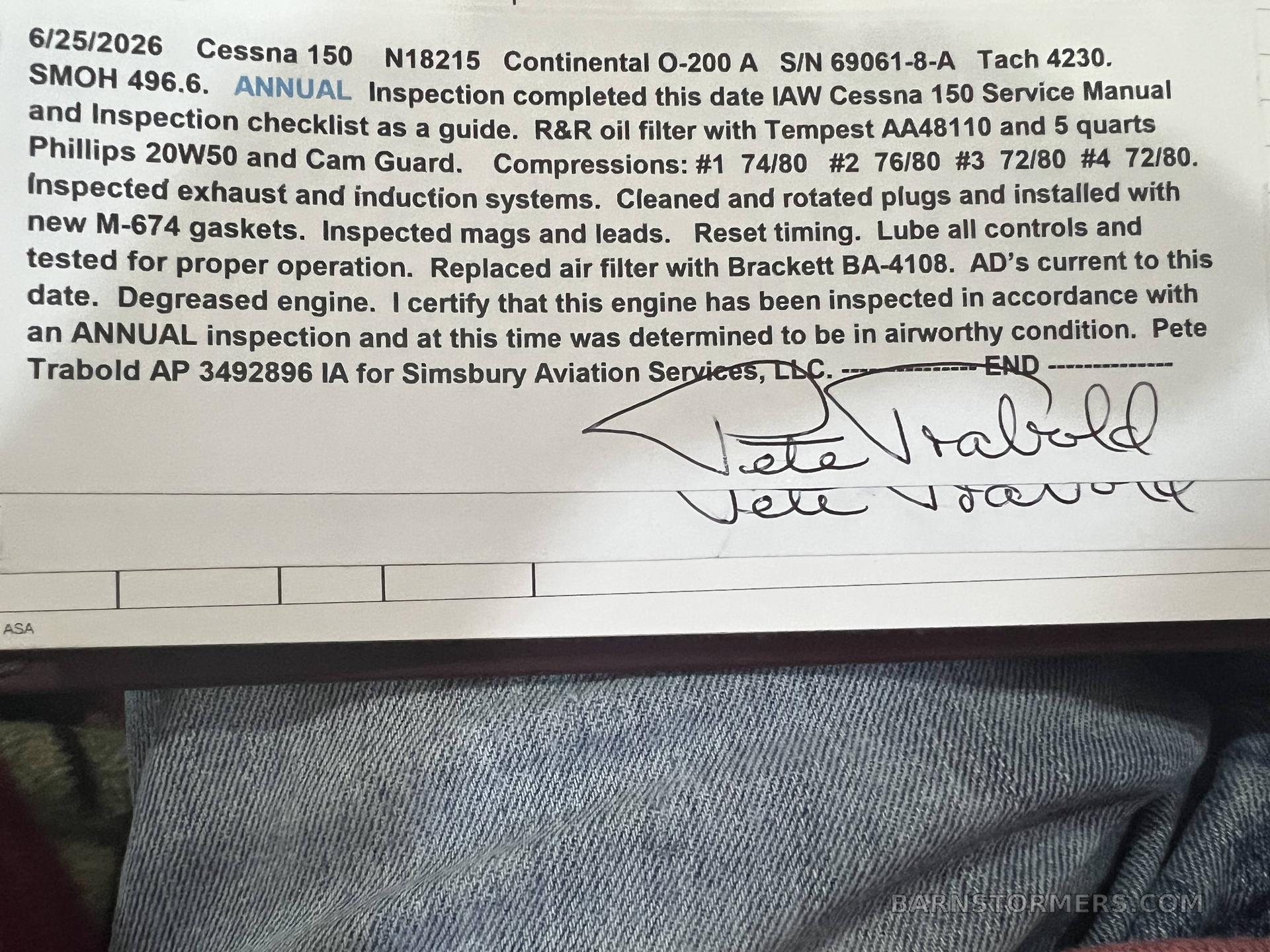 1972 CESSNA 150 L 3
