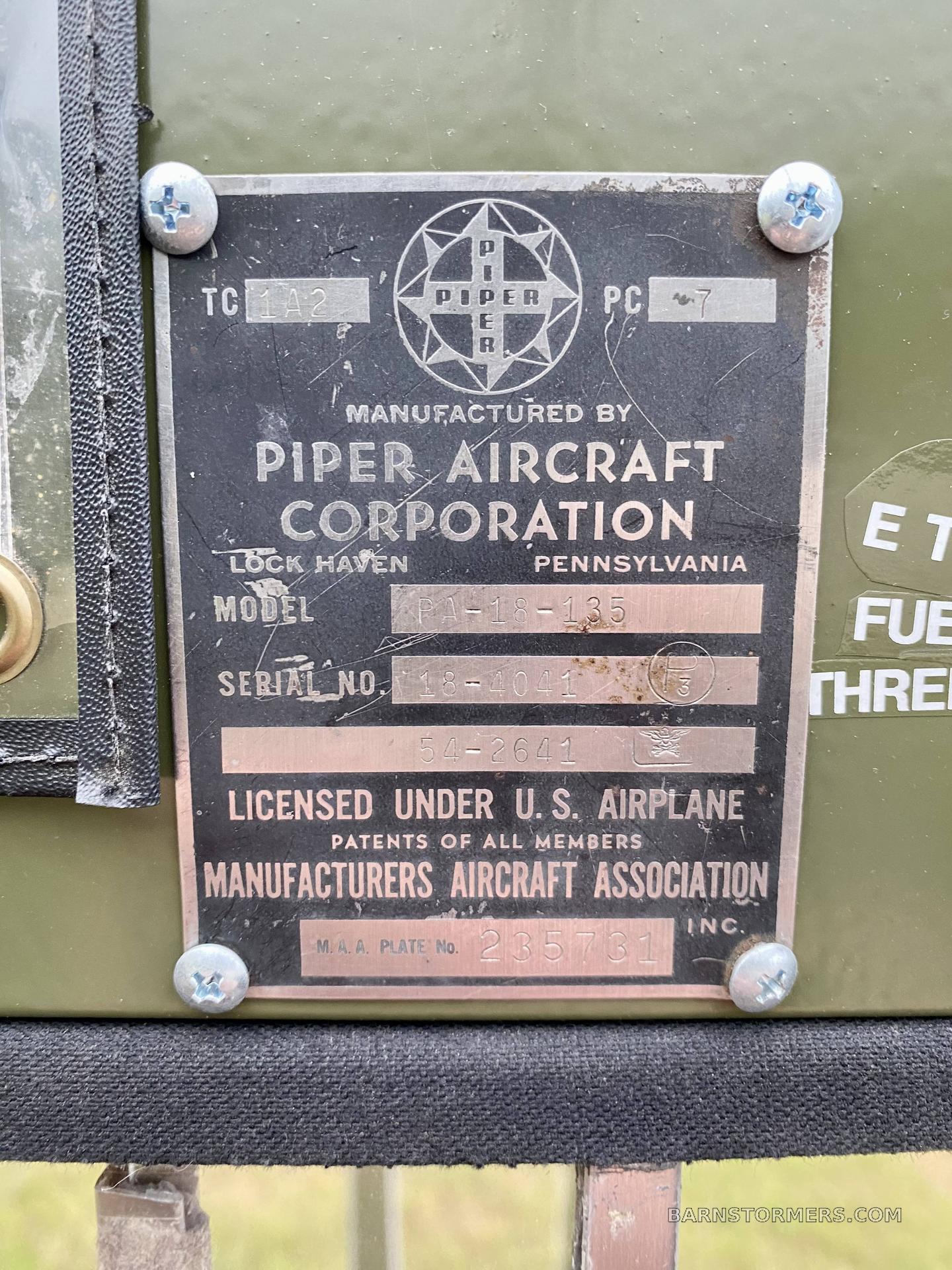 1954 PA18-135/L21 160HP 5
