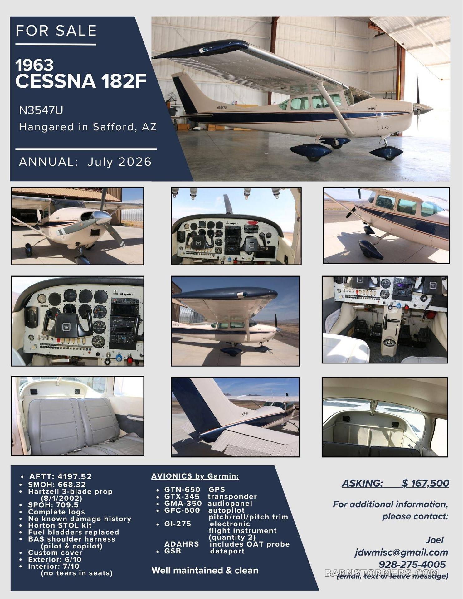 1963 CESSNA 182F -- ARIZONA 5