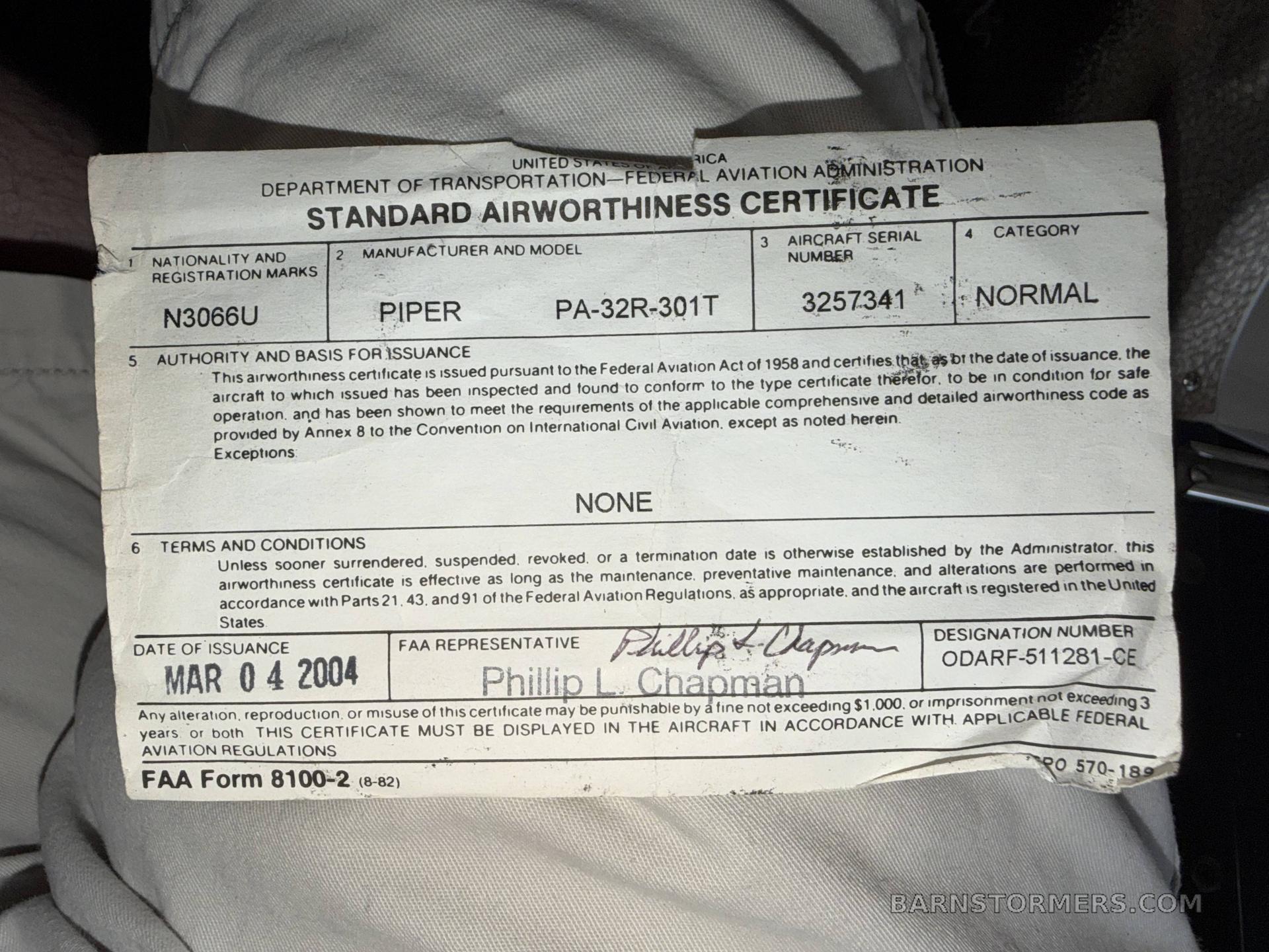 2004 PIPER SARATOGA II TC 5