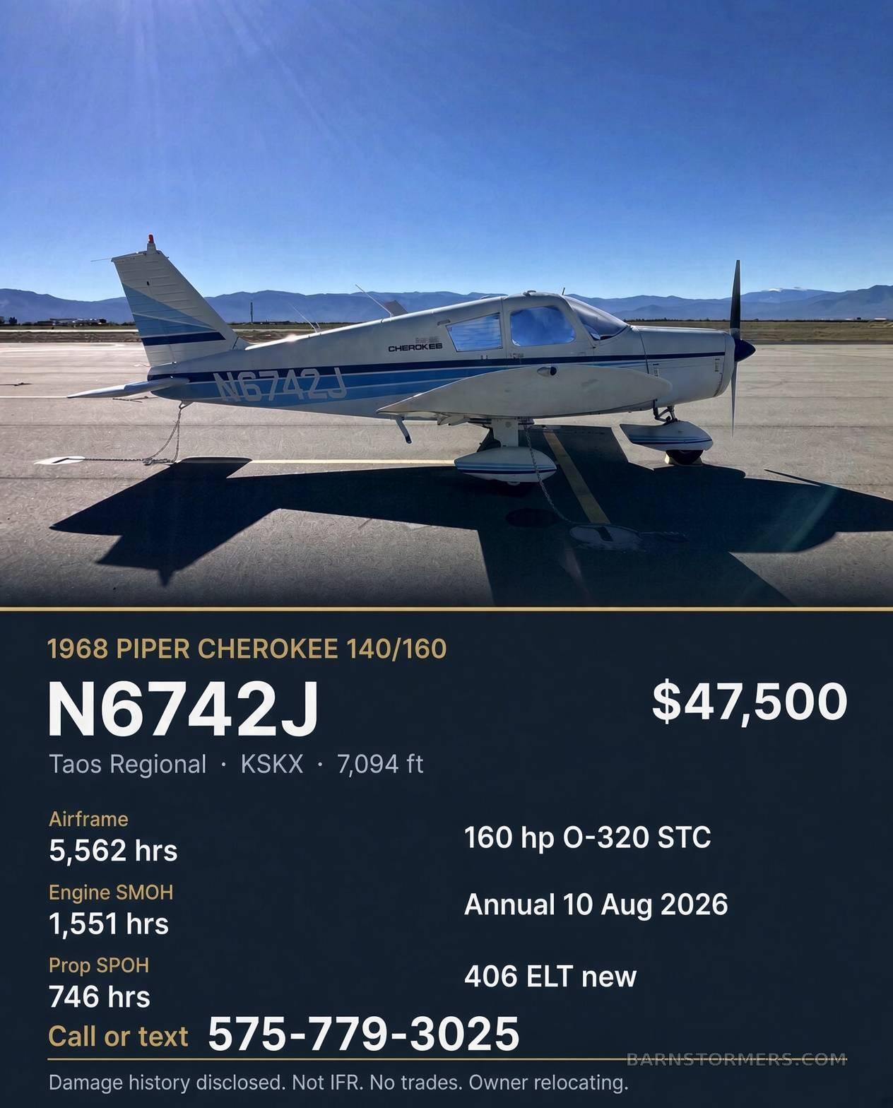 1968 PIPER PA-28-140 5
