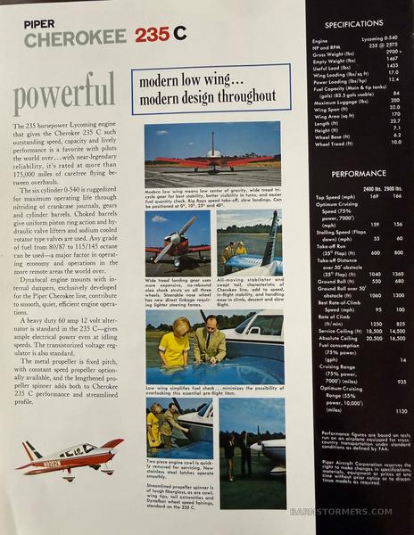 1968 PIPER CHEROKEE 235 5